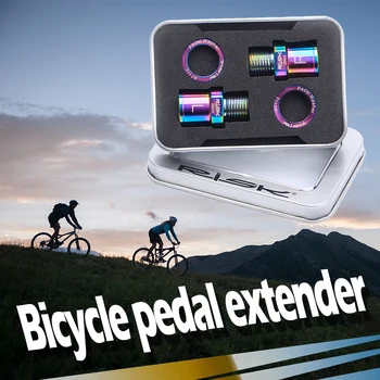 1Pair Cykel Pedal Lås Udvidelse Aksel Pedal Extenders til MTB Mountain Road Bike Pedal Adaptere Afstandsstykker Cykling Tilbehør 2