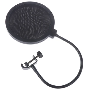 1pc 155MM studie mikrofon fleksibel forrude maske mic filter skjold for højttaler 2