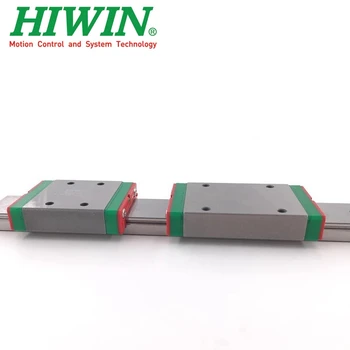1PC Hiwin lineær guide MGW9 150 200 250 300 330 350 400 450 500 550 mm MGWR9C jernbane +1STK MGW9C eller MGW9H blok transport 3D-printer 2
