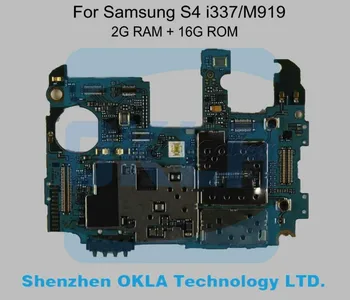 1stk For Samsung S4 i337 M919 2G RAM 16GB ROM Bundkort Bundkort Logic Board fra den oprindelige telefon 0