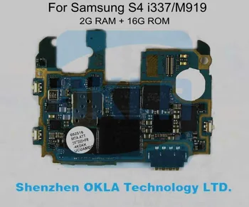 1stk For Samsung S4 i337 M919 2G RAM 16GB ROM Bundkort Bundkort Logic Board fra den oprindelige telefon 1