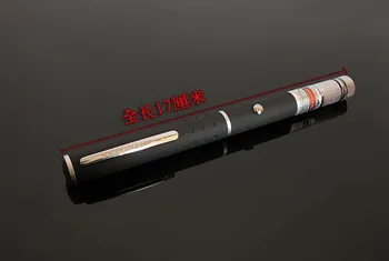 1stk HOT! De nye 2 i 1 650nm 500 m rød laser pointer ,Laser pen med stjerne hoved / kaleidoscope lys Lys Fase Gratis Fragt 4513