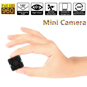 1stk SQ11 Mini Videokamera Webcam 960P HD Web-Kamera nattesyn Bil DVR Kamera Vidvinkel Web Cam Videokameraer 1