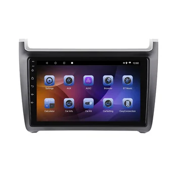 2 din-8 core android 10 bil radio auto stereo for Volkswagen, VW polo 6r sedan 2008-navigation GPS DVD Multimedie-Afspiller 4