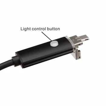 2-i-1-2M 7 mm Linse USB-Inspektion Kamera Vandtæt 6 Lysdioder (led Mini-USB Endoskop Endoskop Rør Til Android PC 3