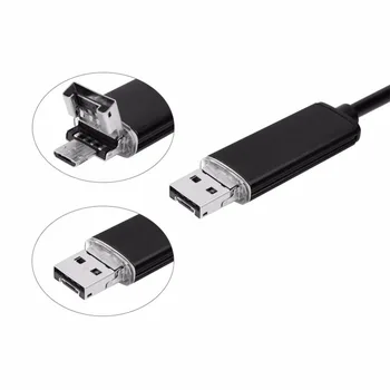 2-i-1-2M 7 mm Linse USB-Inspektion Kamera Vandtæt 6 Lysdioder (led Mini-USB Endoskop Endoskop Rør Til Android PC 5