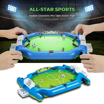 2 Player Match Party Spil Mini Bord Fodbold Maskine Board Interaktiv Spil-Fodbold-Sport Pædagogisk Legetøj For Børn, Voksne 1