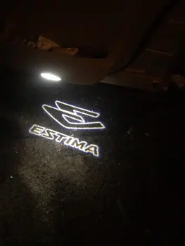 2 stk LED bil døren høflighed lys ghost skygge velkommen lys logo projektor emblem For ESTIMA 0