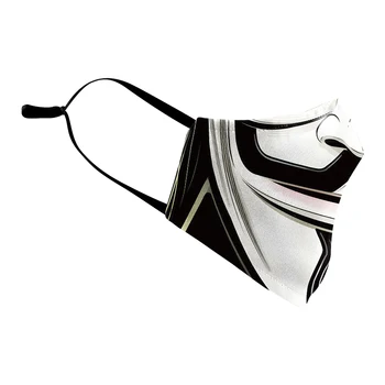 2 Stk. Voksen Unisex Fashionable Klud Anti-Støv Ansigt Munden Masker Dække Sjove 3D-Print Genanvendelige Vaskbar Cubrebocas Mascarilla 0