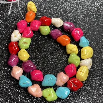 2 Strand/pack Uregelmæssige Mix-farve Løse Perler Til gør det selv-Halskæde-Armbånd Værk Syning, Håndværk, Smykker Tilbehør 0