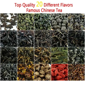 20 Forskellige Varianter Slankende Tea150g Kinesisk Naturmedicin Blomst Høj Kvalitet Gave, Herunder Dahongpao Mælk Oolong Te Puer Te