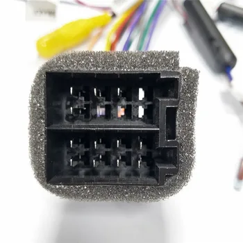 20 PINS ISO-Ledninger, Stik Adapter med bakkamera Connect for 1 DIN/2 DIN Android Bil Radio Power Kabel-Sele 0