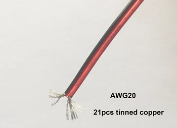 200Meter 2PIN Wire gratis fragt AWG20 kabel ledning udvidelse til LED strip light enkelt farve 4