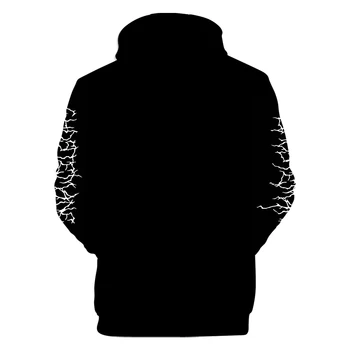 2010 Hætteklædte Metal Rap-Stil Ghostemane World Tour Rock Musik Logo 3D-Print Full Mænd/kvinder Casual Cool Hættetrøjer Tøj Sweatshirt 1