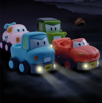2019 Nye Børn Elektriske Tegnefilm 40m Fjernbetjening Bil med Musik Baby Kids Mini RC Biler Legetøj Jul Baby fødselsdag Gaver 4