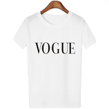 2019 Sommer Mode Cool Harajuku Bluse Kvinder Sort kortærmet O-Hals Tumblr Top Streetwear Shirt VOGUE Brev Print Bluse 2
