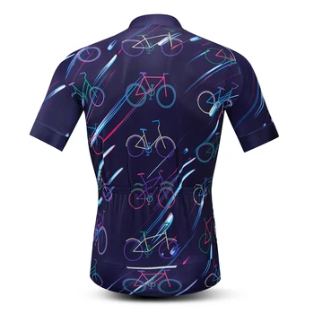 2019 trøje Mænd Cykel, MTB Cykel-Shirt mountain Road Toppe Sport racing Ropa Ciclismo tøj lilla riding wear bluse 5