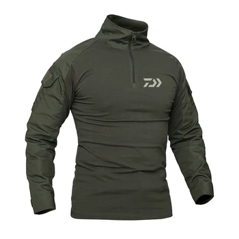 2020 Daiwa Ropa Pesca Python Camouflage Lange Ærmer Patchwork Fiskeri Shirt Hurtig Tørring Og Åndbar Jakke Fiskeri Tøj 1