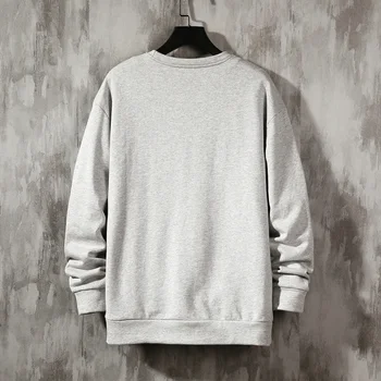 2020 ensfarvet Sort Sweatshirt til Mænd Hættetrøjer Foråret Efteråret Hoody Casual Streetwear Tøj 1