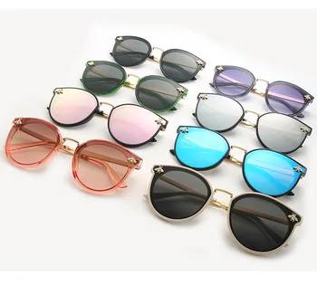 2020 Iron Man Solbriller Luksus Bee For Mode Solbriller Kvinder Ovalt Mærke, Design, Retro Briller Mandlige Briller Nuancer Oculos 0