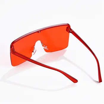 2020 Mode, store Solbriller Kvinder Mænd Vintage Fladskærms Øverste Kvadrat Sol Briller Kvindelige Blå Gradient Brillerne, Oculos de sol 5