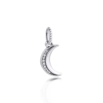2020 Månen Charme Passer Til 925 Sølv Armbånd DIY Perler Til smykkefremstilling Sterling Sølv Charms 2