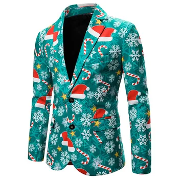 2020 Mænd Jul Suit Blazer Voksen Jakke Frakke Jul Kostumer, Der Passer Sjove Blazer Polterabend Passer Mandlige Jul Jakke 1