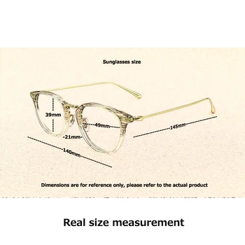 2020 Mærke Titanium Briller Ramme Kvinder Flerfarvet Ultralet Briller Recept Mænd Nærsynethed Optiske Billeder Vintage Brillerne 2