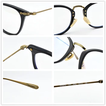 2020 Mærke Titanium Briller Ramme Kvinder Flerfarvet Ultralet Briller Recept Mænd Nærsynethed Optiske Billeder Vintage Brillerne 4