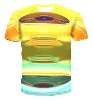 2020 nye 3D sommer T-shirt mænd og kvinder anime print T-shirt til mænd og kvinder psykedelisk afslappet hypnotisk T-shirt street skydning 2