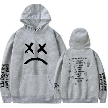 2020 Nye Lil Peep Hellboy Hættetrøjer Mænd/kvinder Mode Hooded Sweatshirts Lil Peep Fans Harajuku Hip Hop Streetwear Tøj 4XL Mænd 3