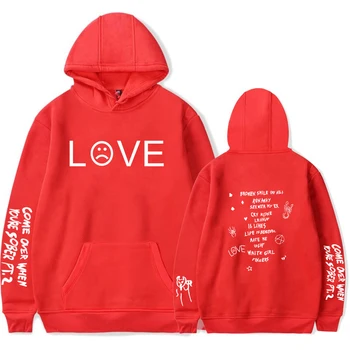 2020 Nye Lil Peep Hellboy Hættetrøjer Mænd/kvinder Mode Hooded Sweatshirts Lil Peep Fans Harajuku Hip Hop Streetwear Tøj 4XL Mænd 4