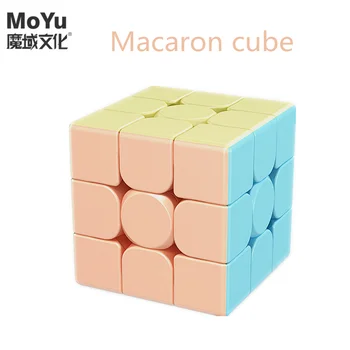 2020 Nye Moyu macaron Magic Cube 3x3 Hastighed Puslespil Magic Cube MOYU 3x3 Puslespil Cubo Magico Dejlig sjov legetøj for børn, spil terninger 5
