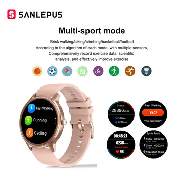 2020 NYE SANLEPUS Smart Ur Fashion Kvinder Smartwatch Afslappet Mænd Sport Fitness Armbånd Bånd Til Android Apple Xiaomi Ære 5