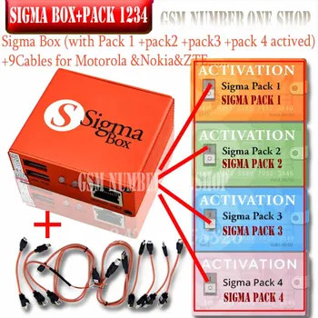 2020 Nyeste Originale Sigma max + 9-Kabel med Pack1+Pack2+Pack3 + Pack4 nye opdatering forhuawei 3