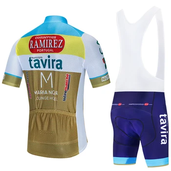 2020 TAVIRA CYCLING TEAM jersey cykel Bukser TØJ Ropa Ciclismo herre sommer mtb PRO cykling Maillot Shorts, der passer 0