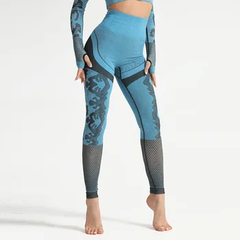 2020 Yoga Leggings Sports Bukser Kvinder Tights Trænings-Og Legging Athletic Camouflage Sport Bukser Kører Elastisk Stretch Fitness Bukser 4