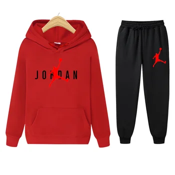 2021 Nye År Hot Brand Hoodie Mænds Sportstøj Fleece Vinter Mode Varmt Afslappet Jordan Pullover Kvinder Street Hip Hop Tøj 1