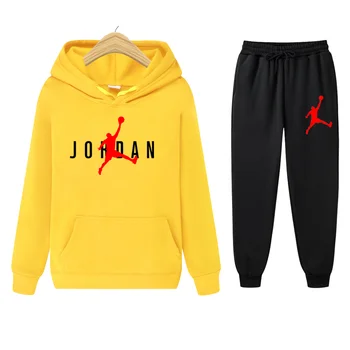 2021 Nye År Hot Brand Hoodie Mænds Sportstøj Fleece Vinter Mode Varmt Afslappet Jordan Pullover Kvinder Street Hip Hop Tøj 4