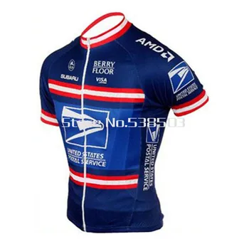 2021 United States postal service Trøje Korte Ærmer sæt Cykel-shirt Bib Shorts Kits Mtb cykel Maillot Ciclismo 10310