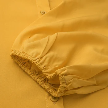 2021 ZANZEA Mode-Shirt Kjole Kvinders Sommeren Sundress Sexet Puff Ærmer Maxi Vestidos Kvindelige Knappen Solid Robe Plus Størrelse 5XL 0
