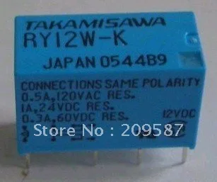 20pcs TAKAMISAWA RY5W-K RY12W-K RY24W-K 5/12/24V DPDT Signal Relæ 1