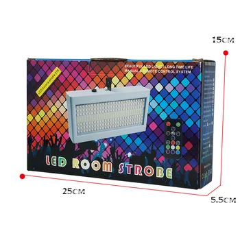 270 SMD LED Strobe Lys RGB Fuld Farve LED-Værelses Strobe Bar Ktv Dj Lys Med Fjernbetjening 0