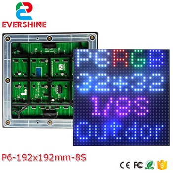27777 pixeltæthed LED-Panel Modue P6 Led-Skærm med Høj Lysstyrke Opløsning Fuld Farve Matrix 192mmx192mm 32269