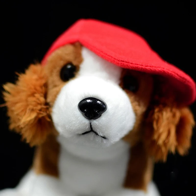 Simulering King Charles Spaniel Dukke Hund Sød Plys Legetøj Bløde Real Life Dyr Model til Drenge Børn Gave Oprindelige Samling 1