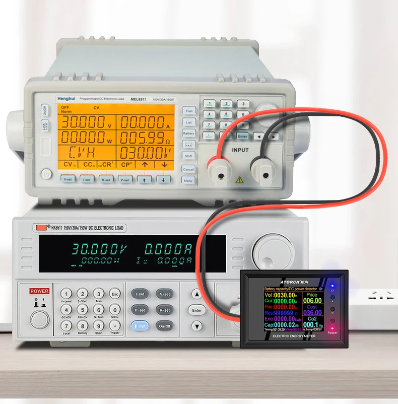 DT24P 1000V/600A IPS digital display DC-Voltmeter Amperemeter Batteri Kapacitet Tester spænding Måle detektor Meter For App 1