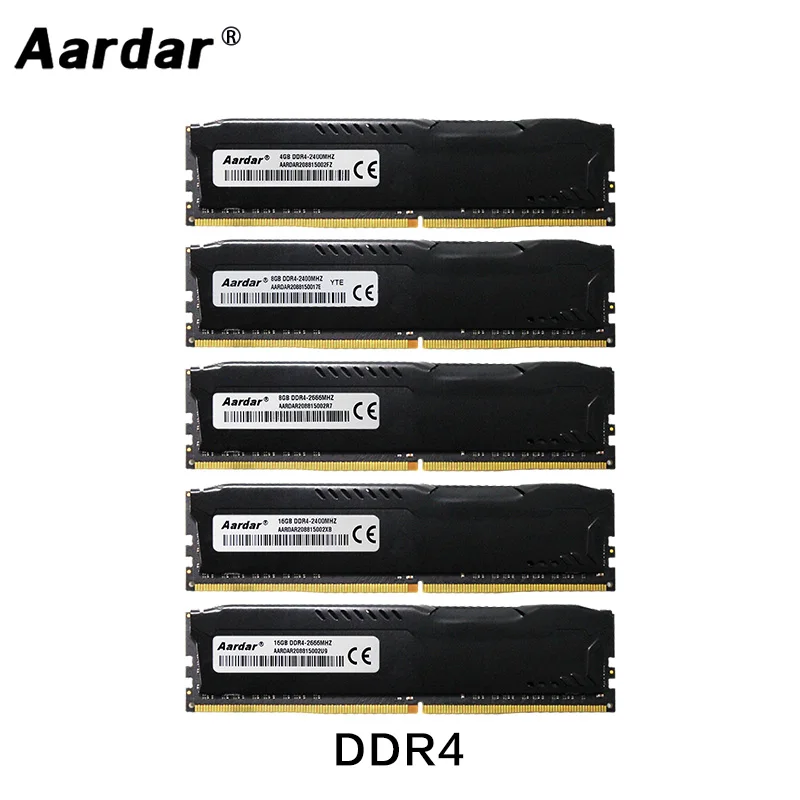 Memoria DDR4 Ram 8GB 16GB 2400MHz 2666MHz DIMM-Desktop Hukommelse, Understøtter Bundkortet Memoria RAM DDR 4 Random Access Hukommelse til PC 1