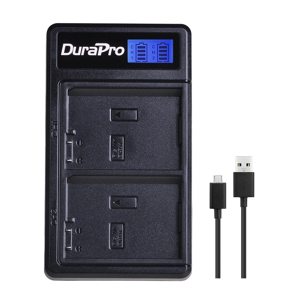 DuraPro DA-EL14a EN-EL14 EL14-Batteri + LCD-USB-Oplader til Nikon D5600,D5500,D5300,D5200,D5100,D3200,D3300,P7800,P7700,P7100 1