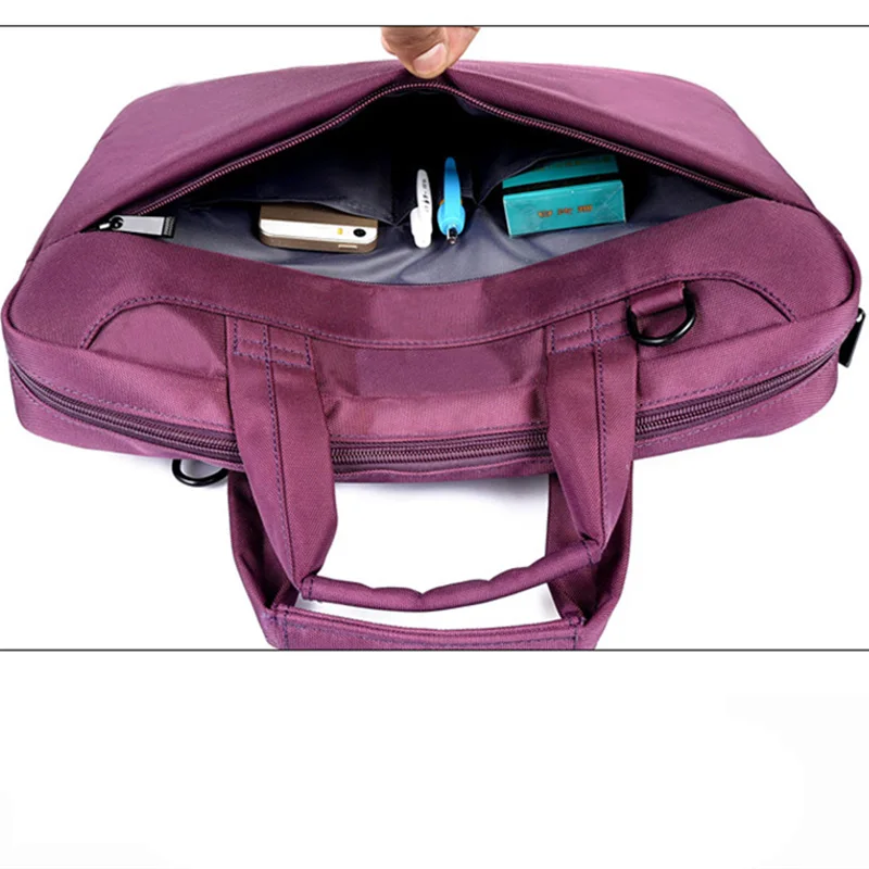 Laptop taske 17.3 17 15.6 14 13 tommer Nylon airbag skulder taske tasker Vandtæt Messenger Kvinder mænd Notebook taske 2020 1