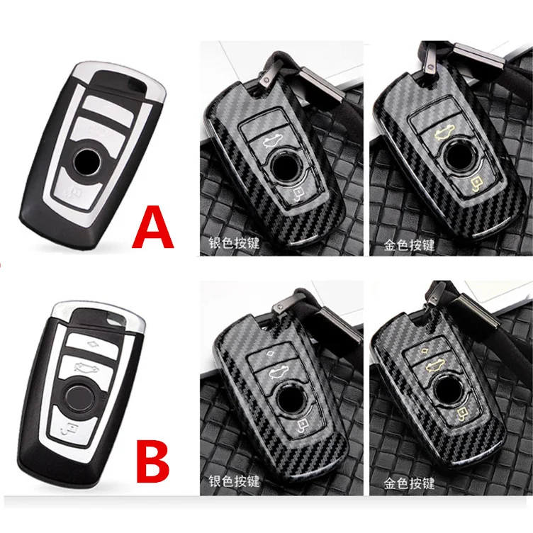 Mode ABS Carbon fiber Blank etiket Bil vigtig Sag For BMW 1 2 3 4 5 6 7-Serien, X1, X3 X4 X5 X6 F30 F34 F07 F10 F20 G30 F15 F16 1